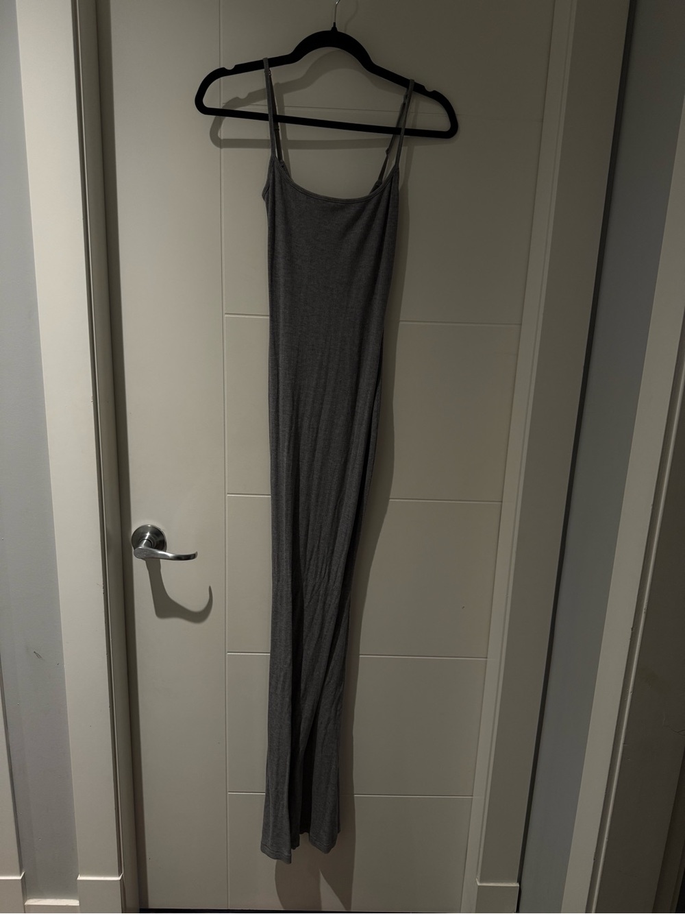 SKIMS Gray Sleeveless Maxi Dress